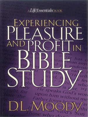 cover image of Experiencing Pleasure and Profit in Bible Study